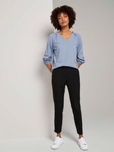 Blouse top met elastische mouwen - Vrouwen - fern blue Blouse top met elastische mouwen - Vrouwen - fern blue - 3 - Mine to five
