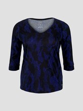 T-shirt met V-hals - Vrouwen - abstract dot pattern T-shirt met V-hals - Vrouwen - abstract dot pattern - 7 - My True Me