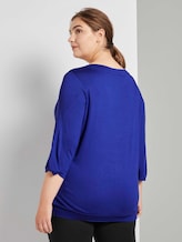 Shirt mit Ballonärmeln - Frauen - crest blue Shirt mit Ballonärmeln - Frauen - crest blue - 2 - My True Me