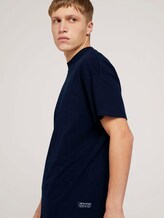 Lockeres Stehkragen T-Shirt mit Bio-Baumwolle - Männer - Sky Captain Blue Lockeres Stehkragen T-Shirt mit Bio-Baumwolle - Männer - Sky Captain Blue - 9 - TOM TAILOR Denim