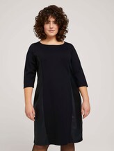 Etuikleid mit Details in Leder-Optik - Frauen - Deep Black Etuikleid mit Details in Leder-Optik - Frauen - Deep Black - 1 - My True Me