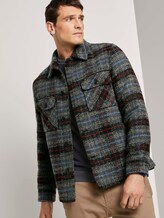 Hemdjacke mit Steppfutter - Männer - blue grey check Hemdjacke mit Steppfutter - Männer - blue grey check - 5 - TOM TAILOR