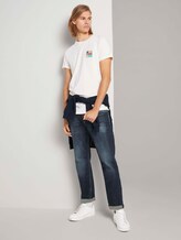 T-Shirt mit Print - Männer - Wool White T-Shirt mit Print - Männer - Wool White - 3 - TOM TAILOR Denim