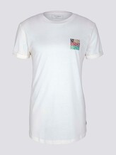 T-Shirt mit Print - Männer - Wool White T-Shirt mit Print - Männer - Wool White - 7 - TOM TAILOR Denim