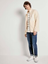 T-Shirt mit Streifenmuster - Männer - white tricolor yarn dye stripe T-Shirt mit Streifenmuster - Männer - white tricolor yarn dye stripe - 3 - TOM TAILOR Denim