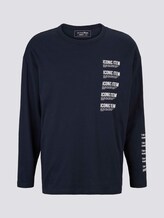 Langarmshirt mit Textprint - Männer - Sky Captain Blue Langarmshirt mit Textprint - Männer - Sky Captain Blue - 7 - TOM TAILOR Denim