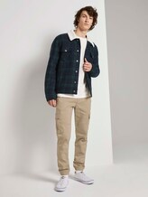 Langarmshirt mit Textprint - Männer - Wool White Langarmshirt mit Textprint - Männer - Wool White - 3 - TOM TAILOR Denim
