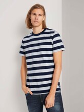 gestreiftes T-Shirt - Männer - navy regular yarn dye stripe gestreiftes T-Shirt - Männer - navy regular yarn dye stripe - 1 - TOM TAILOR Denim