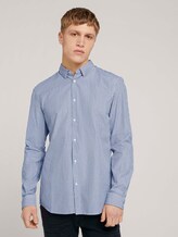 Gestreiftes Hemd - Männer - navy white small stripe Gestreiftes Hemd - Männer - navy white small stripe - 1 - TOM TAILOR Denim
