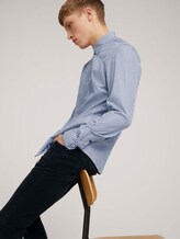 Gestreiftes Hemd - Männer - navy white small stripe Gestreiftes Hemd - Männer - navy white small stripe - 5 - TOM TAILOR Denim