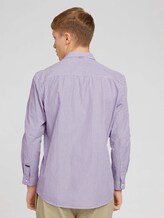 Gestreiftes Hemd - Männer - bordeaux white small stripe Gestreiftes Hemd - Männer - bordeaux white small stripe - 2 - TOM TAILOR Denim