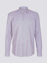 Gestreiftes Hemd - Männer - bordeaux white small stripe Gestreiftes Hemd - Männer - bordeaux white small stripe - 7 - TOM TAILOR Denim