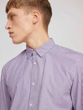 Gestreiftes Hemd - Männer - bordeaux white small stripe Gestreiftes Hemd - Männer - bordeaux white small stripe - 9 - TOM TAILOR Denim
