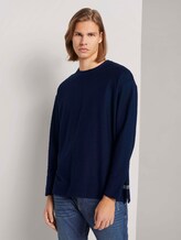 Basic Langarmshirt - Männer - Sky Captain Blue Basic Langarmshirt - Männer - Sky Captain Blue - 1 - TOM TAILOR Denim