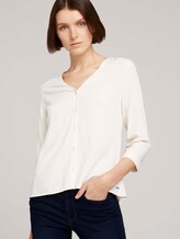 Blouse met LENZING™ ECOVERO™ - Vrouwen - soft creme beige Blouse met LENZING™ ECOVERO™ - Vrouwen - soft creme beige - 5 - TOM TAILOR Denim
