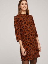 Kurzes Kleid mit Volants - Frauen - flower leo print Kurzes Kleid mit Volants - Frauen - flower leo print - 5 - TOM TAILOR Denim