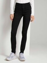 Extra Skinny Janna Jeans mit hohem Bund - Frauen - black denim Extra Skinny Janna Jeans mit hohem Bund - Frauen - black denim - 1 - TOM TAILOR Denim