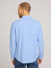 Gestreiftes Hemd - Männer - bright ibiza blue white stripe Gestreiftes Hemd - Männer - bright ibiza blue white stripe - 2 - TOM TAILOR