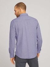 Gestreiftes Hemd - Männer - navy white red cross stripe Gestreiftes Hemd - Männer - navy white red cross stripe - 2 - TOM TAILOR