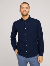 Oxford-Hemd mit Brusttasche - Männer - Dark Blue Oxford-Hemd mit Brusttasche - Männer - Dark Blue - 1 - TOM TAILOR