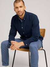 Oxford-Hemd mit Brusttasche - Männer - Dark Blue Oxford-Hemd mit Brusttasche - Männer - Dark Blue - 5 - TOM TAILOR