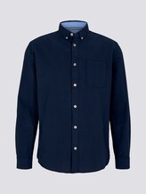 Oxford-Hemd mit Brusttasche - Männer - Dark Blue Oxford-Hemd mit Brusttasche - Männer - Dark Blue - 7 - TOM TAILOR