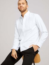 Oxford-Hemd mit Brusttasche - Männer - White Oxford-Hemd mit Brusttasche - Männer - White - 5 - TOM TAILOR