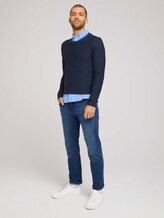 Oxford-Hemd mit Brusttasche - Männer - bright ibiza blue chambray Oxford-Hemd mit Brusttasche - Männer - bright ibiza blue chambray - 3 - TOM TAILOR
