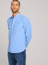 Oxford-Hemd mit Brusttasche - Männer - bright ibiza blue chambray Oxford-Hemd mit Brusttasche - Männer - bright ibiza blue chambray - 5 - TOM TAILOR