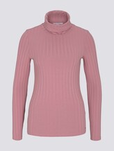 Langarmshirt mit Rollkragen - Frauen - cozy rose Langarmshirt mit Rollkragen - Frauen - cozy rose - 7 - TOM TAILOR Denim
