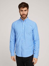 Gemustertes Oxford-Hemd - Männer - blue diagonal lines design Gemustertes Oxford-Hemd - Männer - blue diagonal lines design - 1 - TOM TAILOR