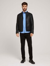Gemustertes Oxford-Hemd - Männer - blue diagonal lines design Gemustertes Oxford-Hemd - Männer - blue diagonal lines design - 3 - TOM TAILOR