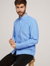 Gemustertes Oxford-Hemd - Männer - blue diagonal lines design Gemustertes Oxford-Hemd - Männer - blue diagonal lines design - 5 - TOM TAILOR