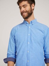 Gemustertes Oxford-Hemd - Männer - blue diagonal lines design Gemustertes Oxford-Hemd - Männer - blue diagonal lines design - 9 - TOM TAILOR