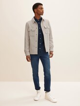 Slim Fit Hemd mit Struktur - Männer - Dark Blue Slim Fit Hemd mit Struktur - Männer - Dark Blue - 3 - TOM TAILOR