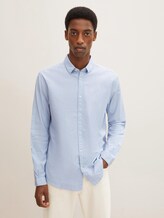 Slim Fit Hemd mit Struktur - Männer - light blue white structure Slim Fit Hemd mit Struktur - Männer - light blue white structure - 1 - TOM TAILOR