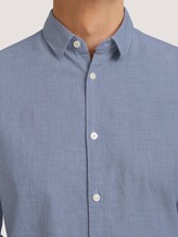 Slim fit overhemd met gestructureerde stof - Mannen - navy white structure Slim fit overhemd met gestructureerde stof - Mannen - navy white structure - 9 - TOM TAILOR