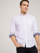 Hemd mit Bio-Baumwolle - Männer - White Hemd mit Bio-Baumwolle - Männer - White - 5 - TOM TAILOR