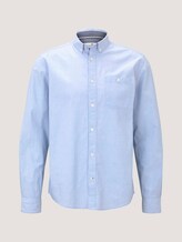 Hemd mit Bio-Baumwolle - Männer - light blue white structure Hemd mit Bio-Baumwolle - Männer - light blue white structure - 7 - TOM TAILOR