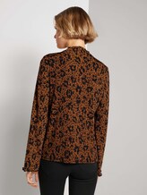 Shirt met dessin en kraag met ruches - Vrouwen - flower leo print Shirt met dessin en kraag met ruches - Vrouwen - flower leo print - 2 - TOM TAILOR Denim