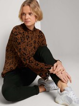 Shirt met dessin en kraag met ruches - Vrouwen - flower leo print Shirt met dessin en kraag met ruches - Vrouwen - flower leo print - 5 - TOM TAILOR Denim