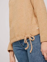 Rollkragen Sweatshirt in Melange Optik - Frauen - light camel melange Rollkragen Sweatshirt in Melange Optik - Frauen - light camel melange - 10 - TOM TAILOR Denim