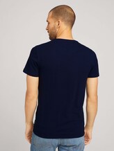 Strukturiertes T-Shirt - Männer - Dark Blue Strukturiertes T-Shirt - Männer - Dark Blue - 2 - TOM TAILOR
