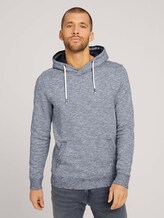 Gevlekte Hoodie - Mannen - Off White Gevlekte Hoodie - Mannen - Off White - 1 - TOM TAILOR