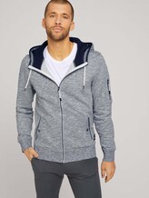 Sweatjacke mit Taschendetails - Männer - Off White Sweatjacke mit Taschendetails - Männer - Off White - 5 - TOM TAILOR