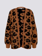 langer Cardigan mit Leoprint - Frauen - big leo jacquard langer Cardigan mit Leoprint - Frauen - big leo jacquard - 7 - TOM TAILOR Denim