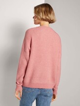 Strickpullover in Melange Optik - Frauen - cozy rose melange Strickpullover in Melange Optik - Frauen - cozy rose melange - 2 - TOM TAILOR Denim