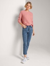 Strickpullover in Melange Optik - Frauen - cozy rose melange Strickpullover in Melange Optik - Frauen - cozy rose melange - 3 - TOM TAILOR Denim