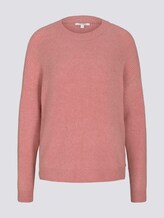 Strickpullover in Melange Optik - Frauen - cozy rose melange Strickpullover in Melange Optik - Frauen - cozy rose melange - 7 - TOM TAILOR Denim