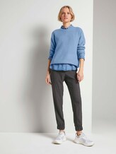 Strickpullover in Melange Optik - Frauen - soft mid blue melange Strickpullover in Melange Optik - Frauen - soft mid blue melange - 3 - TOM TAILOR Denim